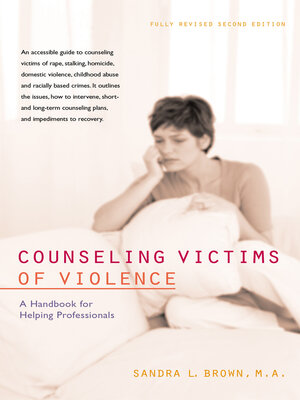 cover image of Counseling Victims of Violence